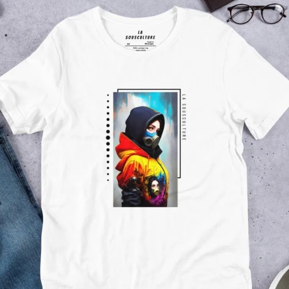 La Sousculture Other - NWT - XS to 5XL & 47 Colors - Skater Graffiti Style Streetwear t-shirt - Unisex